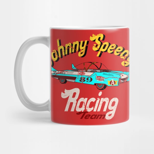 johnny Speedy futuristic racing team Distressed by SpaceWiz95